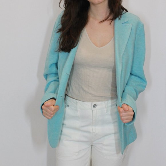 RIANI Powder Blue Blazer - Size 14 - Picture 3 of 12
